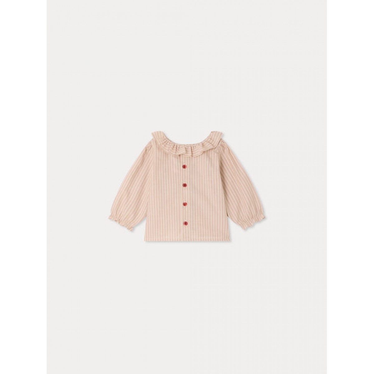 Striped blouse with embroidery