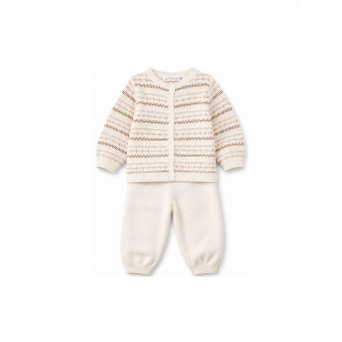 Patterned knit set