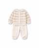 Patterned knit set