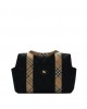Check trim quilted nylon baby changing bag