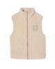 Junior teddy-effect wool gilet