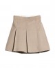 Chevron wool skirt