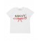 Baby cotton T-shirt with logo print