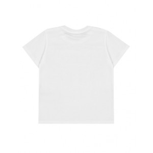 Baby cotton T-shirt with logo print