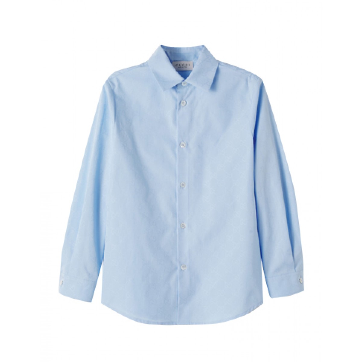 Blue GG poplin shirt 