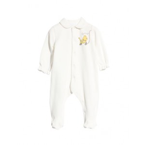 Baby chenille one-piece with print