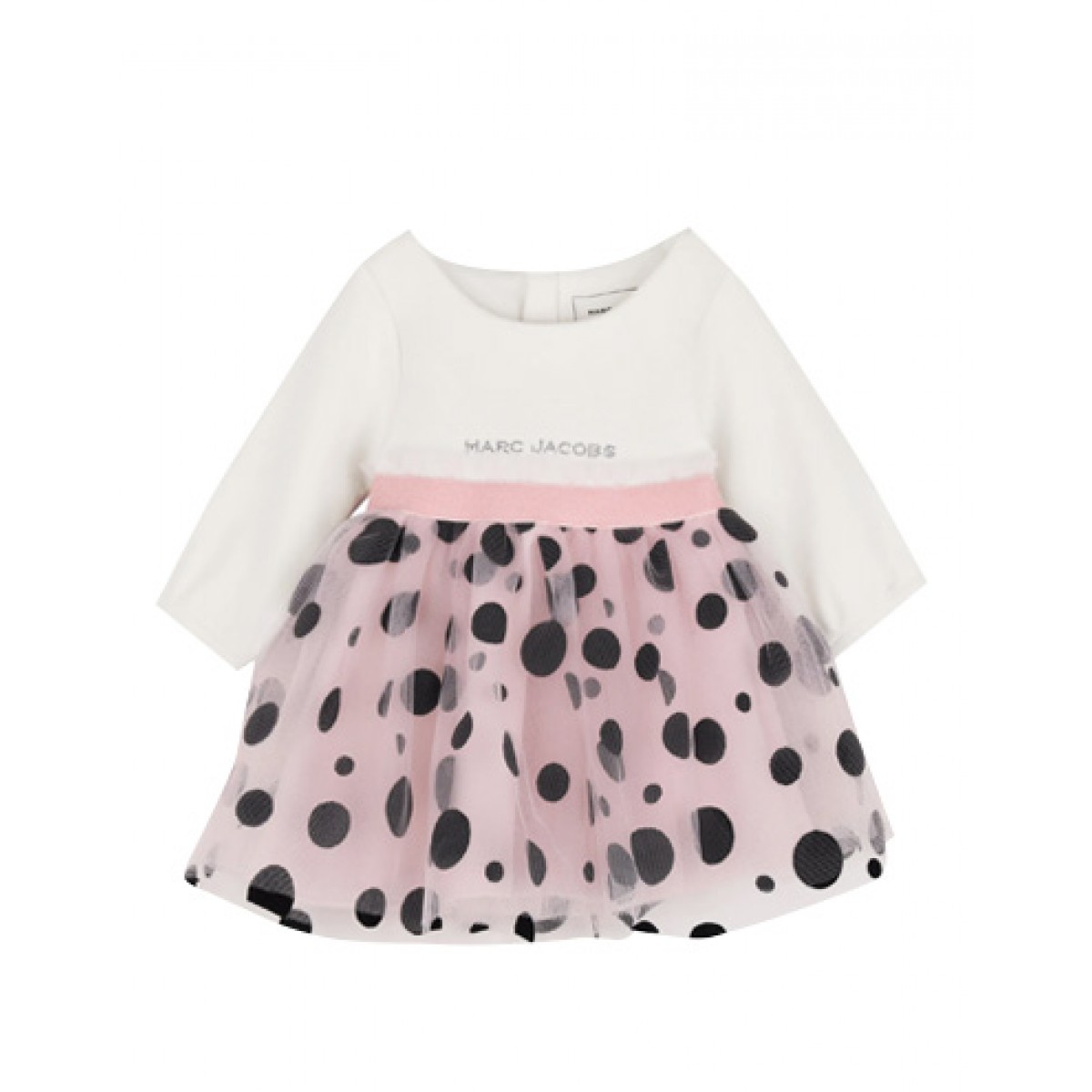 Polka-dot tulle skirt dress