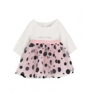 Polka-dot tulle skirt dress