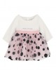 Polka-dot tulle skirt dress