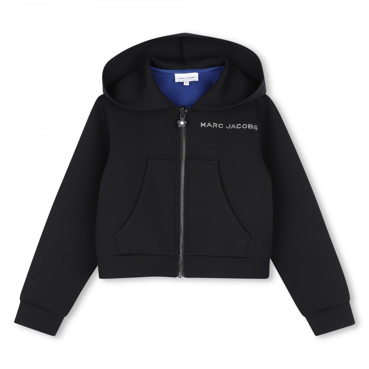 Cozy zip-up hooded cardigan