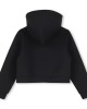Cozy zip-up hooded cardigan