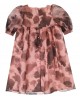 Pink silk organza dress
