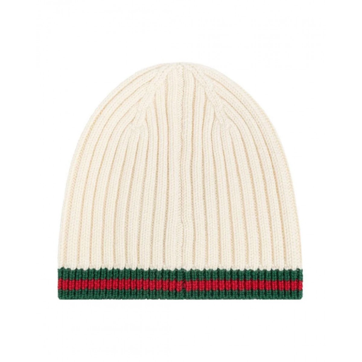 Baby wool hat in white