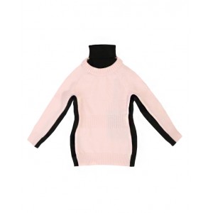 Turtleneck sweater in pink