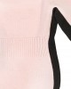 Turtleneck sweater in pink
