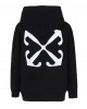 Black logo hoodie