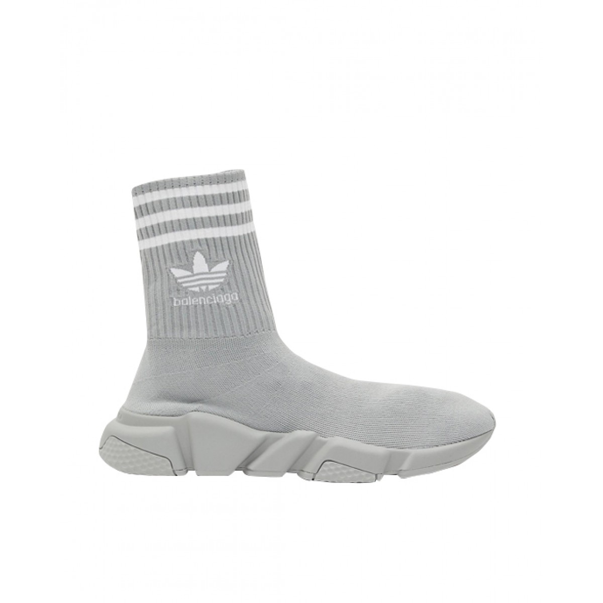 Balenciaga X Adidas speed trainers in grey