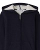 Navy hooded cardigan