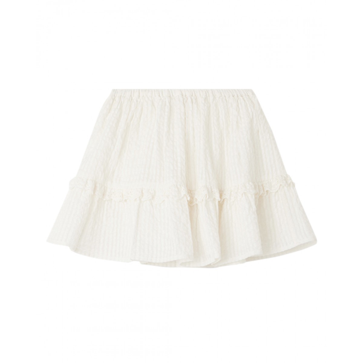 Milk white skirt 