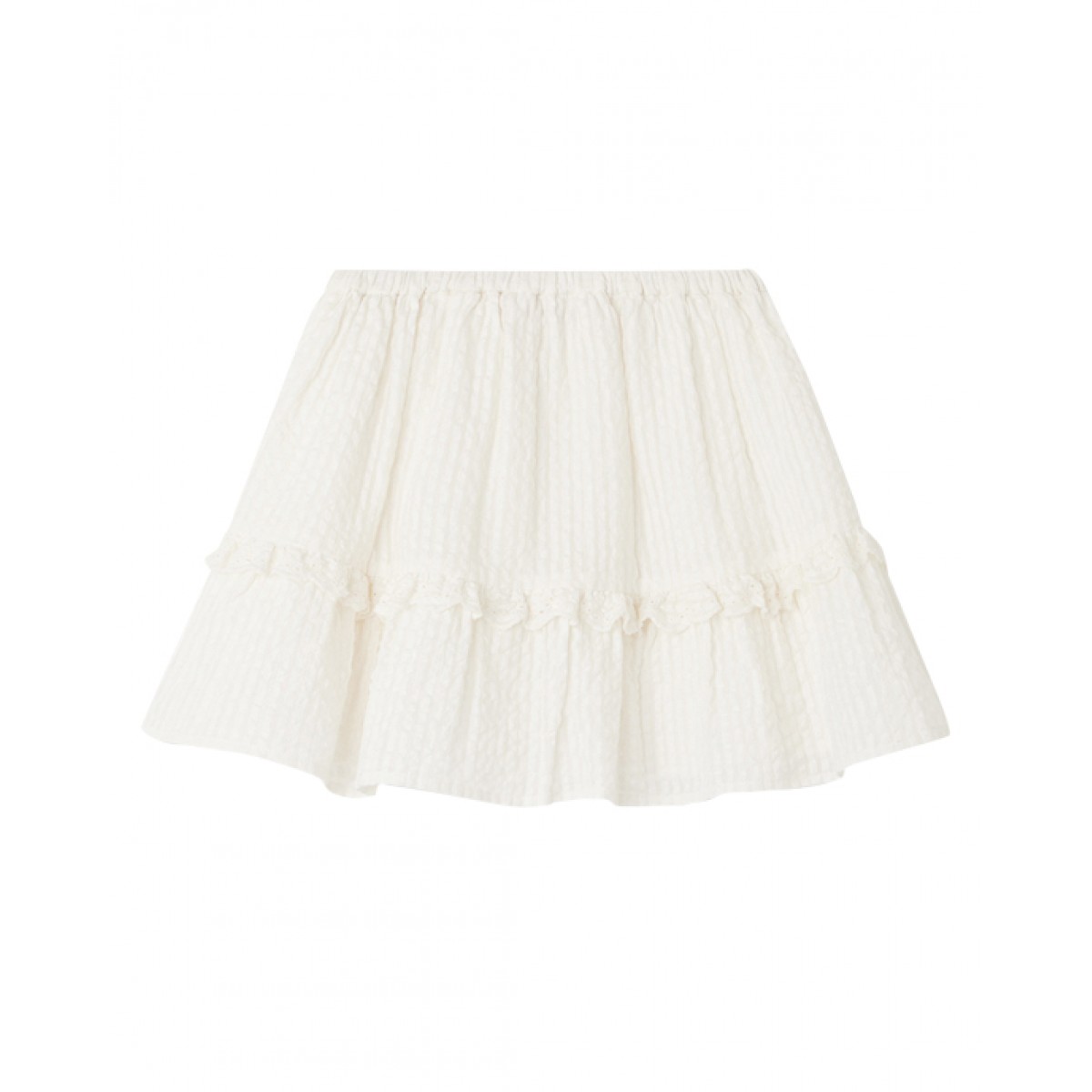 Milk white skirt 
