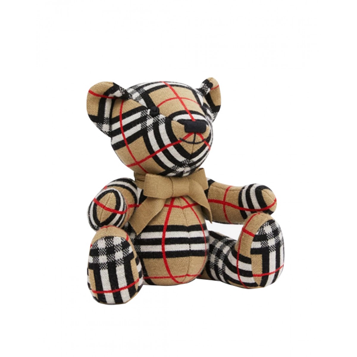 Check wool Thomas Bear