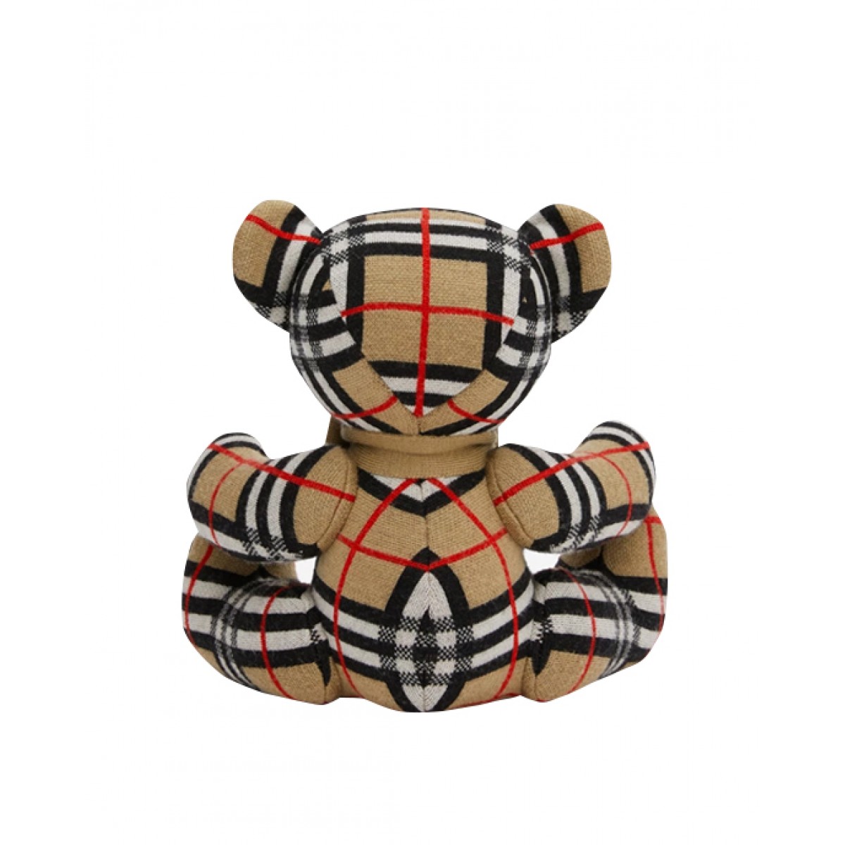 Check wool Thomas Bear