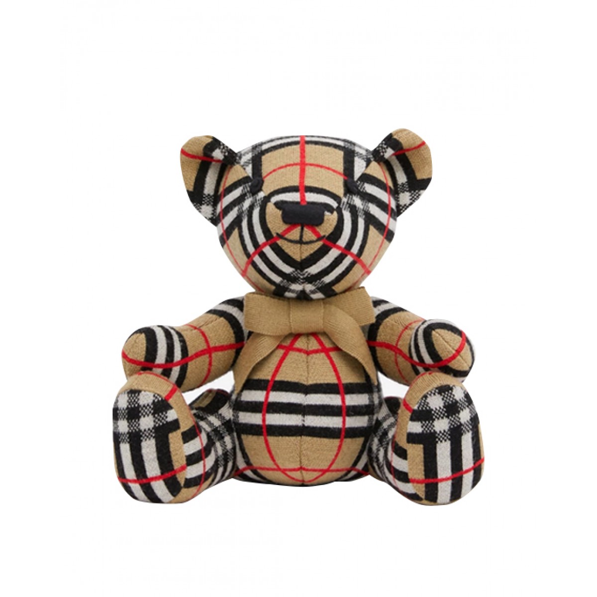 Check wool Thomas Bear