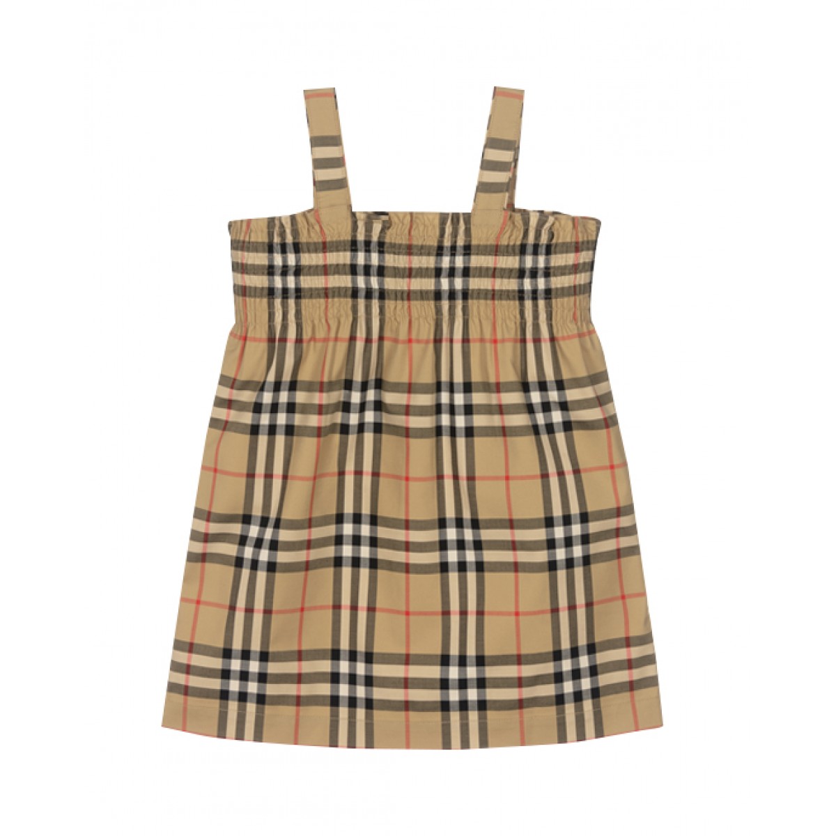 Vintage check cotton dress