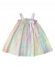 Multicolour FF poplin dress