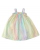 Multicolour FF poplin dress