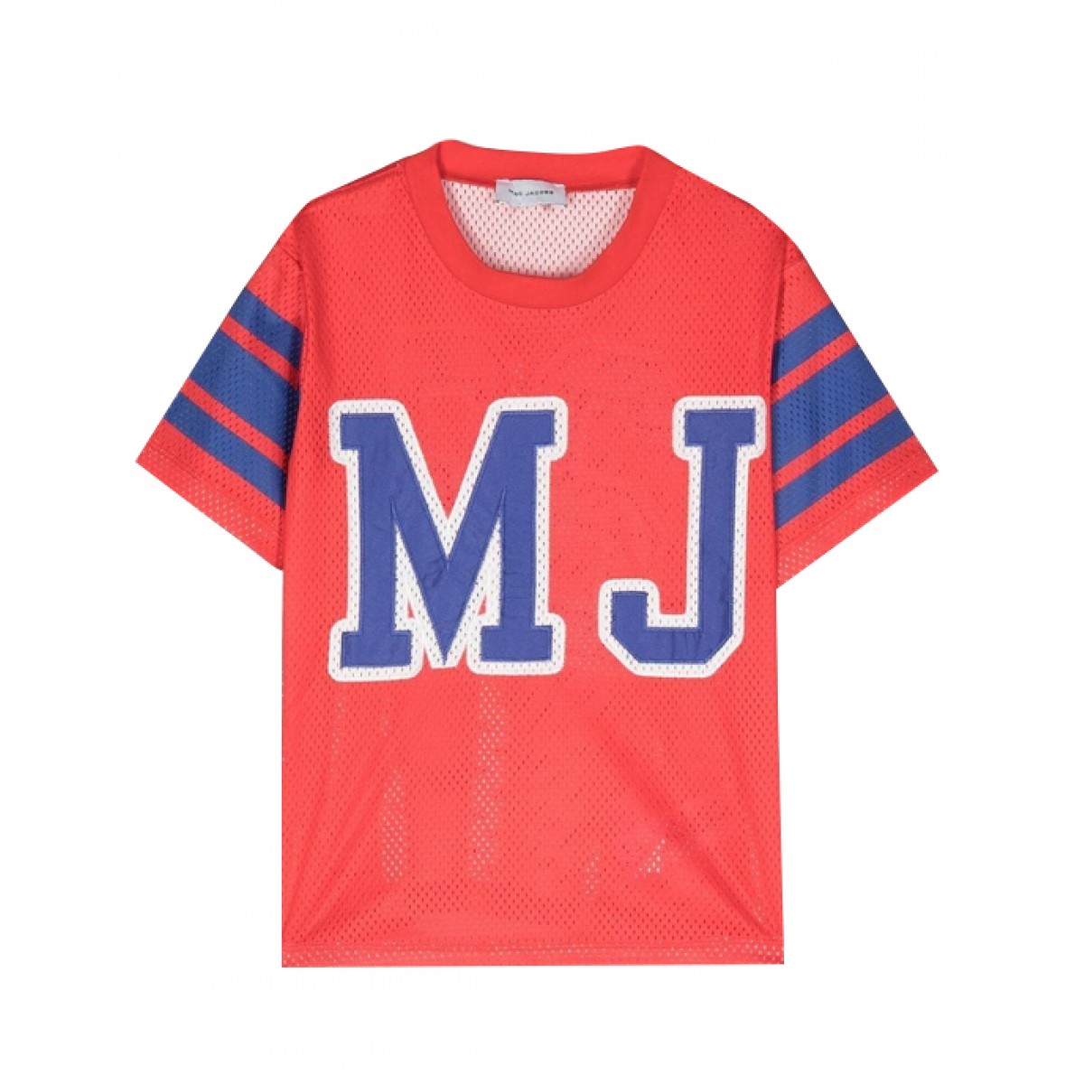 Red sport-inspired T-shirt