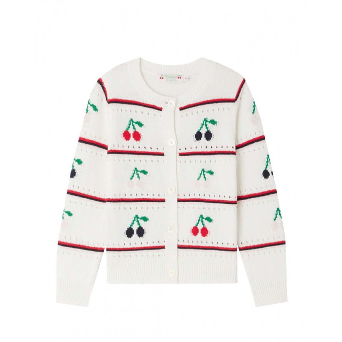 Armel cardigan in milk white