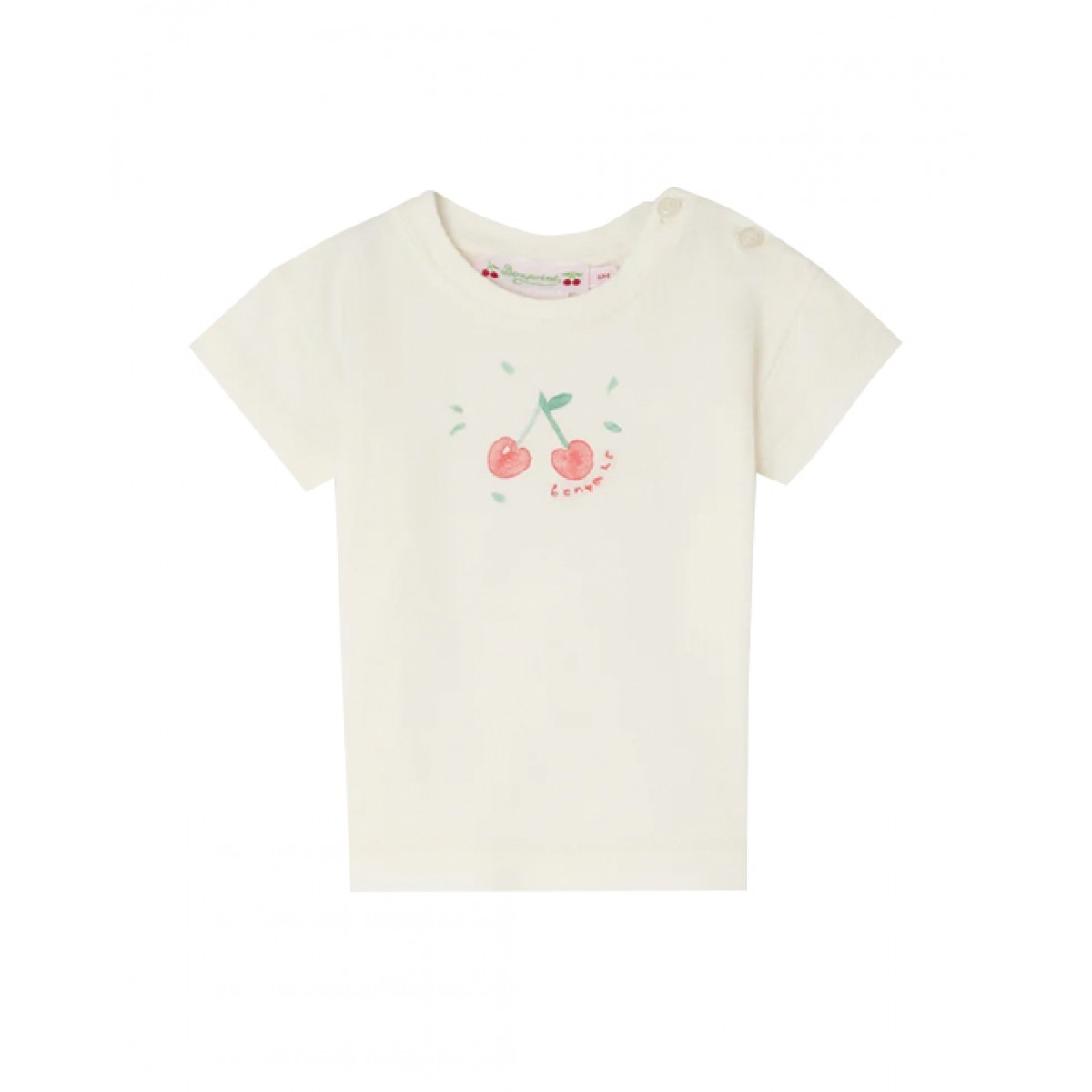 Dom T-shirt in white milk hue