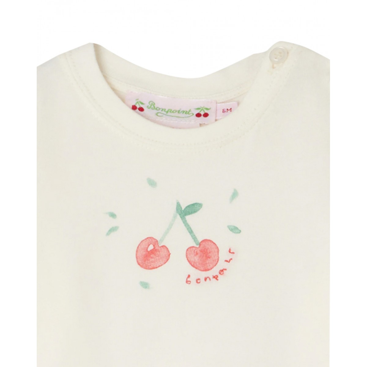 Dom T-shirt in white milk hue