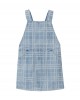 Denim pinafore dress