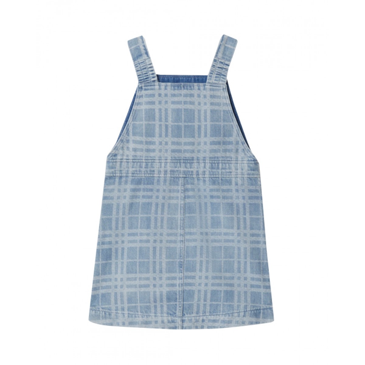 Denim pinafore dress