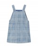 Denim pinafore dress