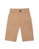 Infant trousers made from beige stretch gabardine