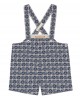 Double G geometric cotton dungaree