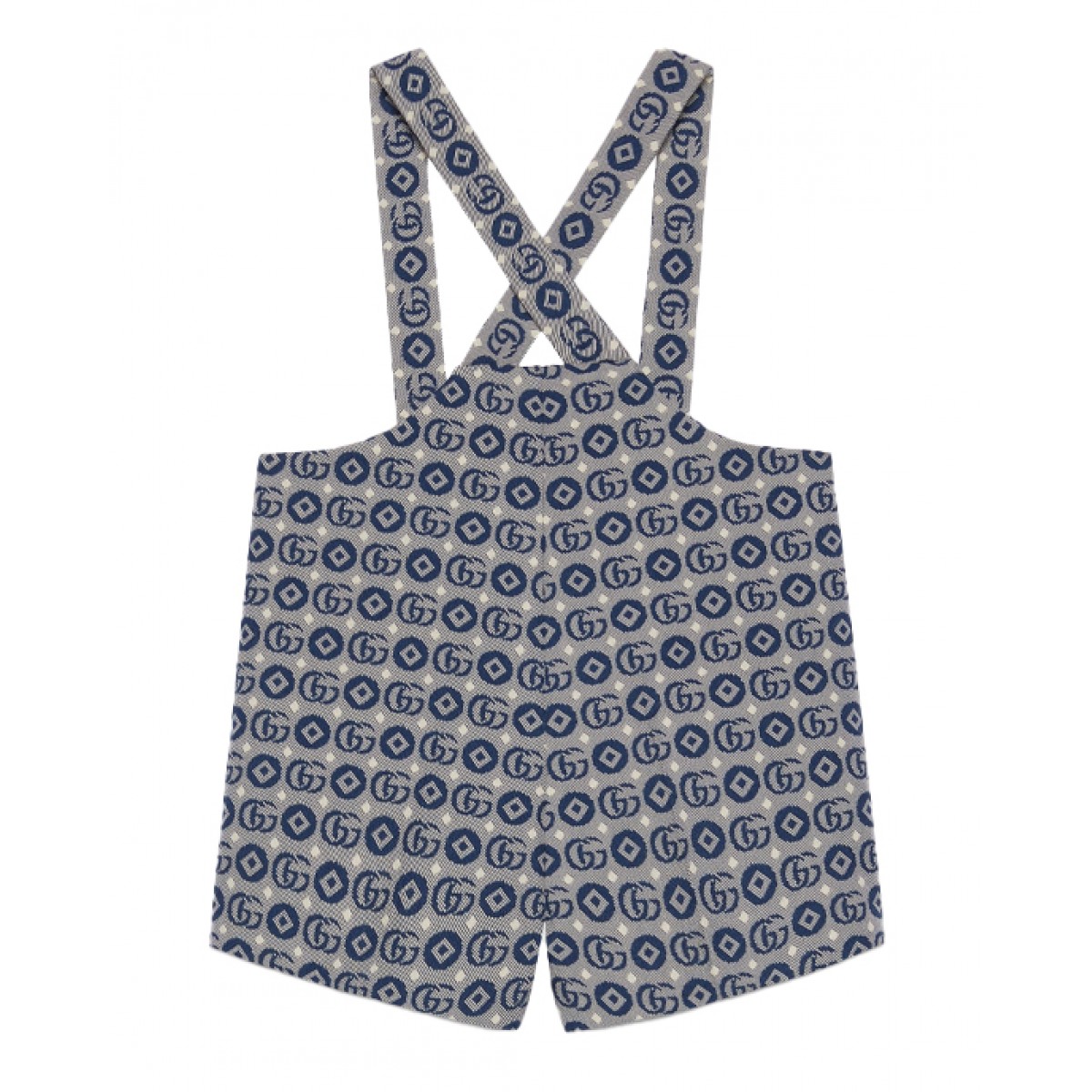 Double G geometric cotton dungaree