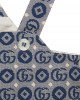 Double G geometric cotton dungaree