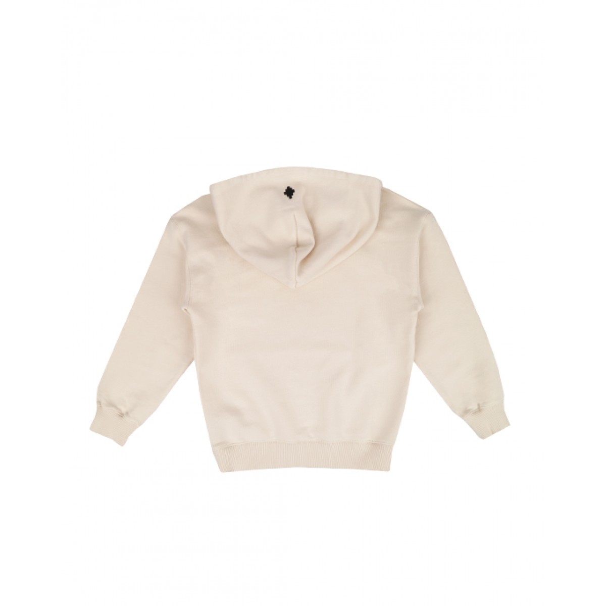 Beige sweatshirt featuring a graffiti print design