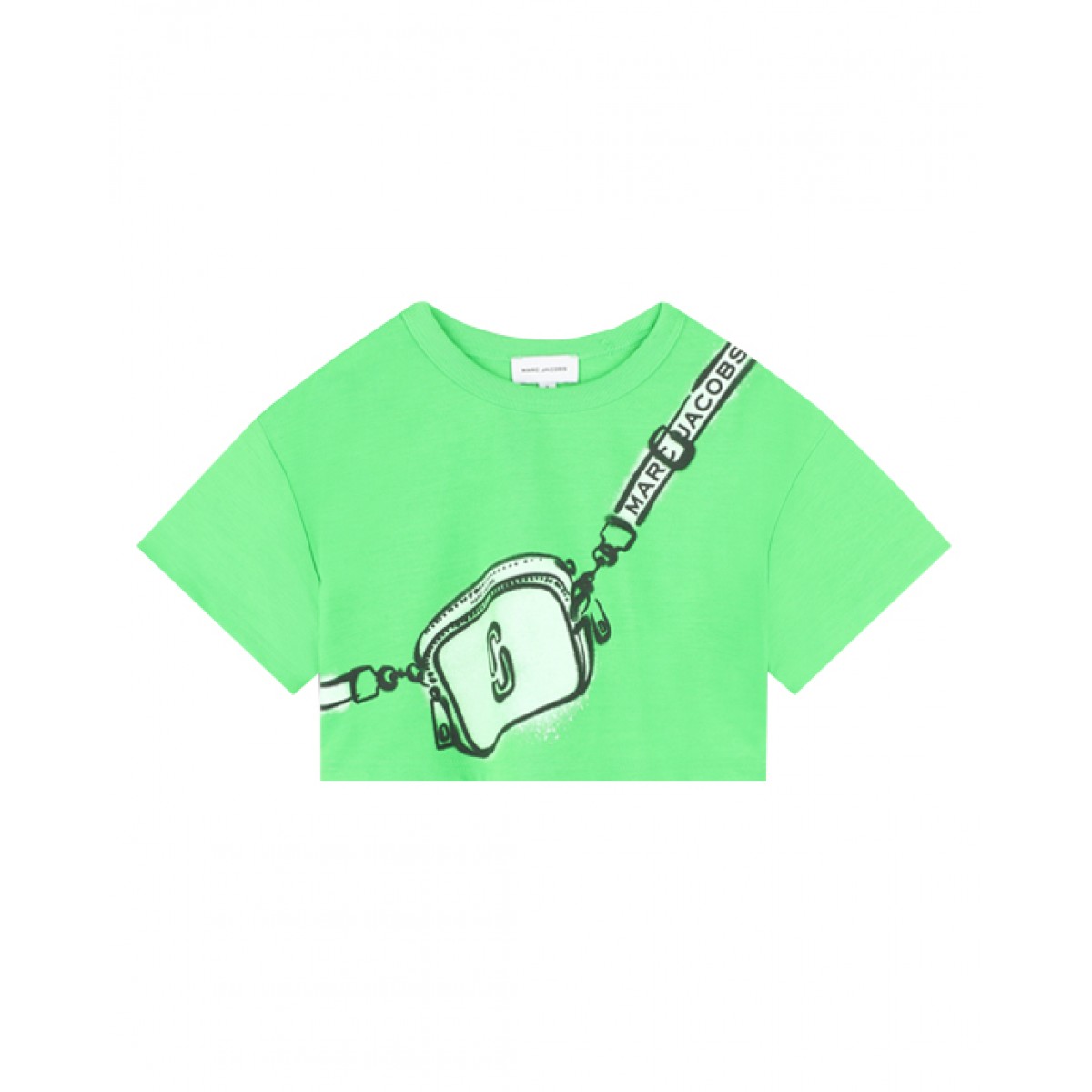 Green cropped T-shirt
