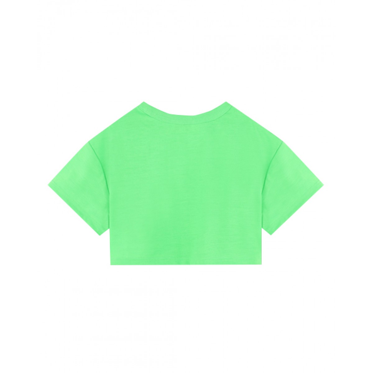 Green cropped T-shirt