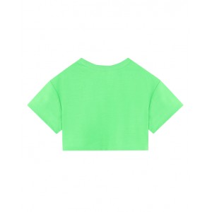 Green cropped T-shirt
