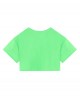 Green cropped T-shirt