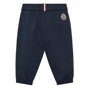 Blue gabardine trousers