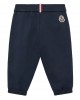 Blue gabardine trousers