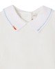July embroidered collar bodysuit