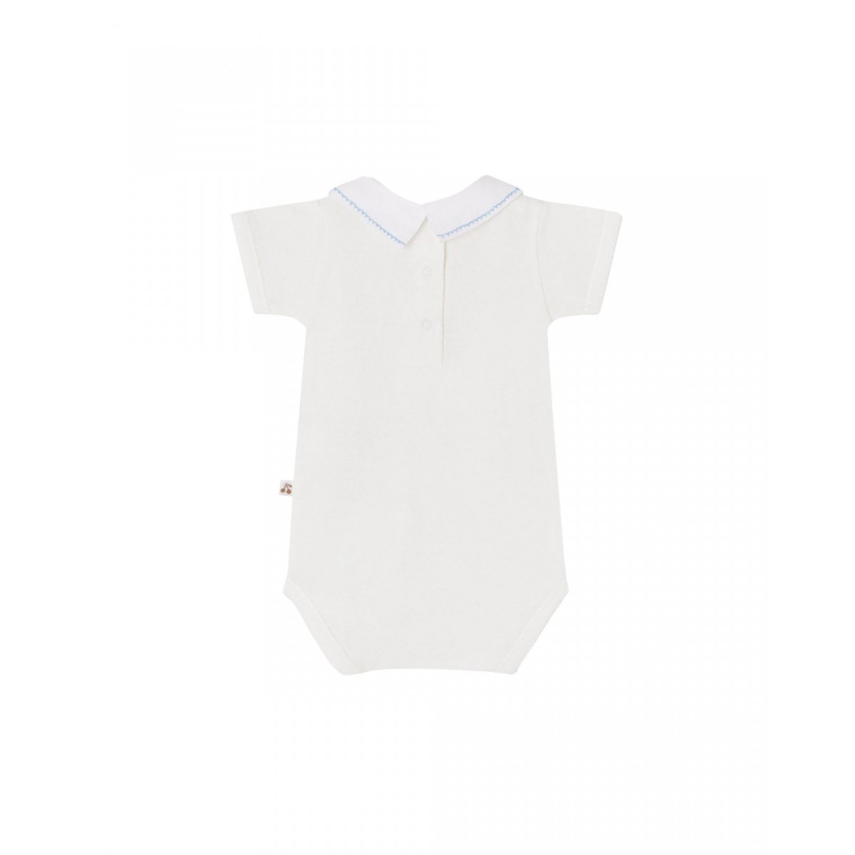 July embroidered collar bodysuit